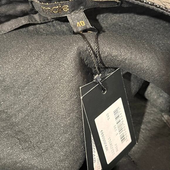 MAJE Jinili Black Tweed Button Front Skirt SZ40(L) - Picture 6 of 8